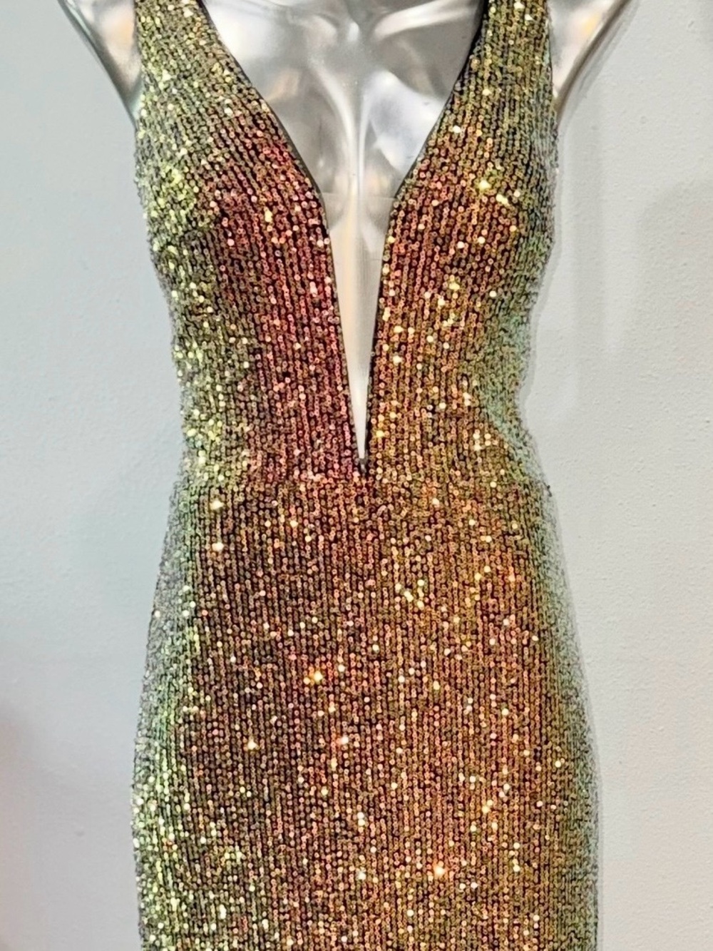 Gold dress